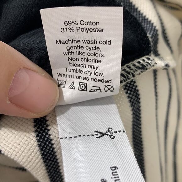 Madewell Tie-Shoulder Romper in Stripe Sz S - Picture 7 of 7